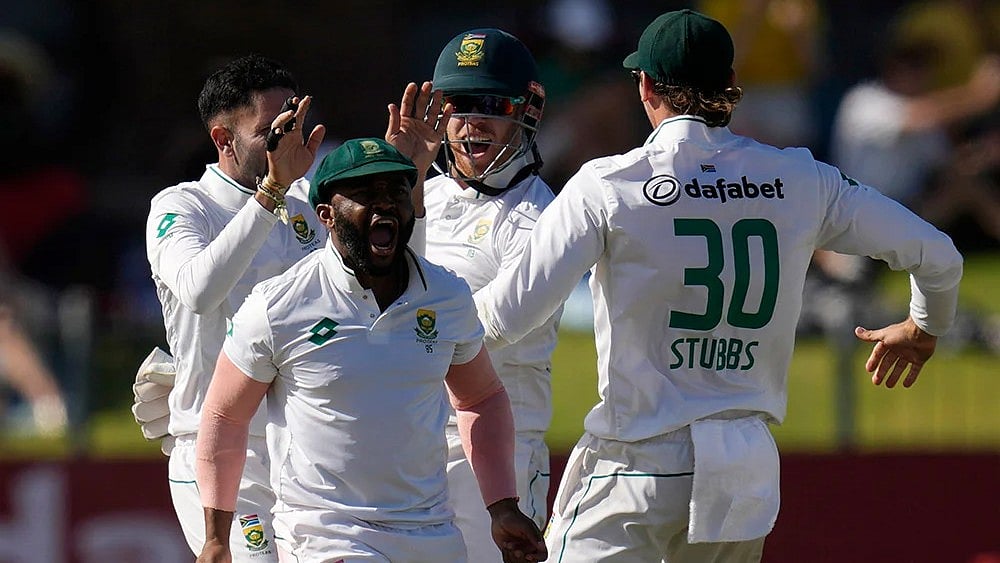 | Photo: AP/Themba Hadebe : RSA Vs SL, 2nd Test: 