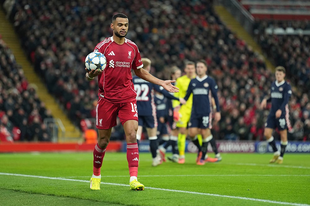 Liverpool Vs PSV Eindhoven UCL 2025-26 photo-Cody Gakpo
