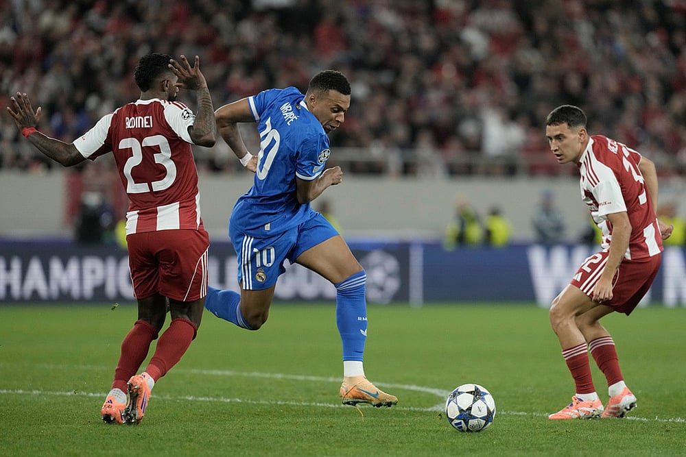 Olympiacos Vs Real Madrid UCL 2025-26 match-Kylian Mbappe