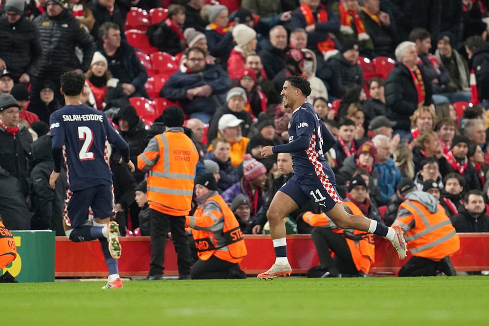 Liverpool Vs PSV Eindhoven UCL 2025-26 photo-Couhaib Driouech