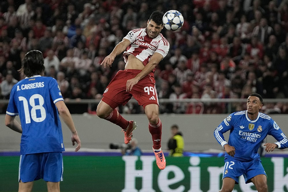 Olympiacos Vs Real Madrid UCL 2025-26 match-Mehdi Taremi