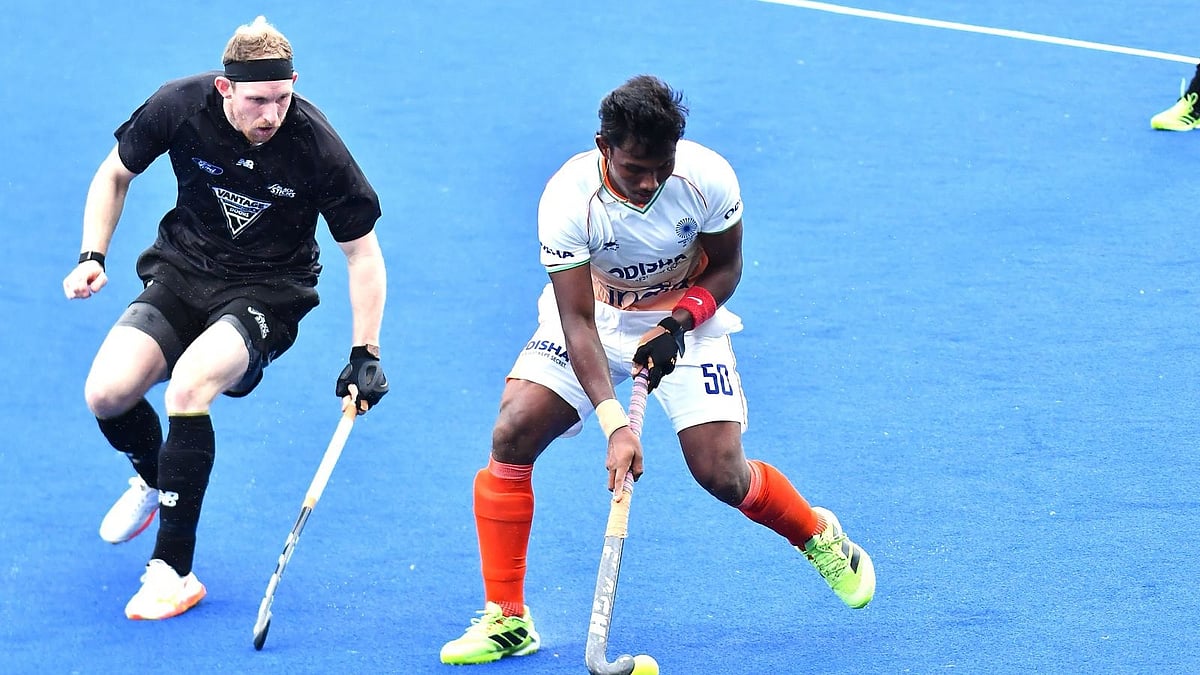 Hockey India : Action from the Sultan Azlan Shah Cup hockey match between India and New Zealand.