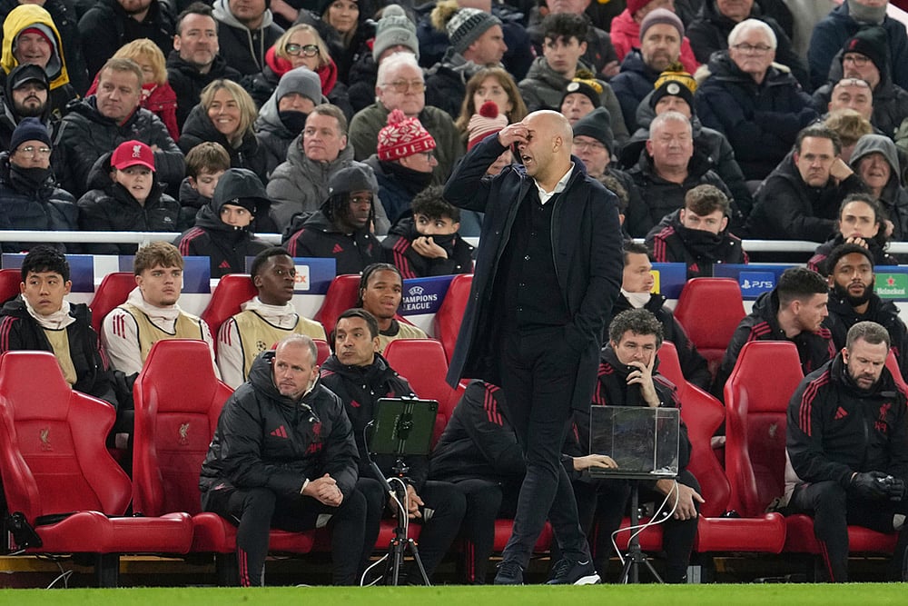 Liverpool Vs PSV Eindhoven UCL 2025-26 photo-Arne Slot