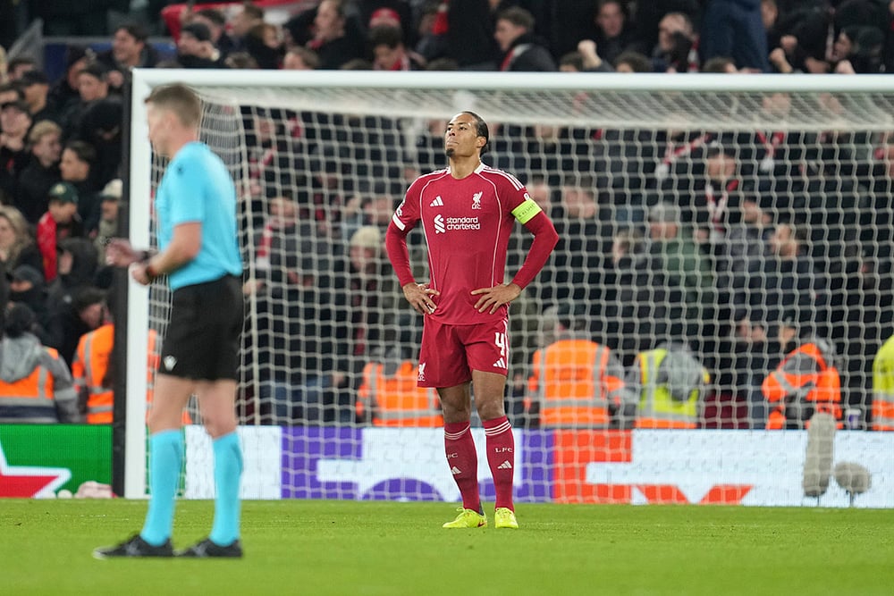 Liverpool Vs PSV Eindhoven UCL 2025-26 photo-Virgil van Dijk