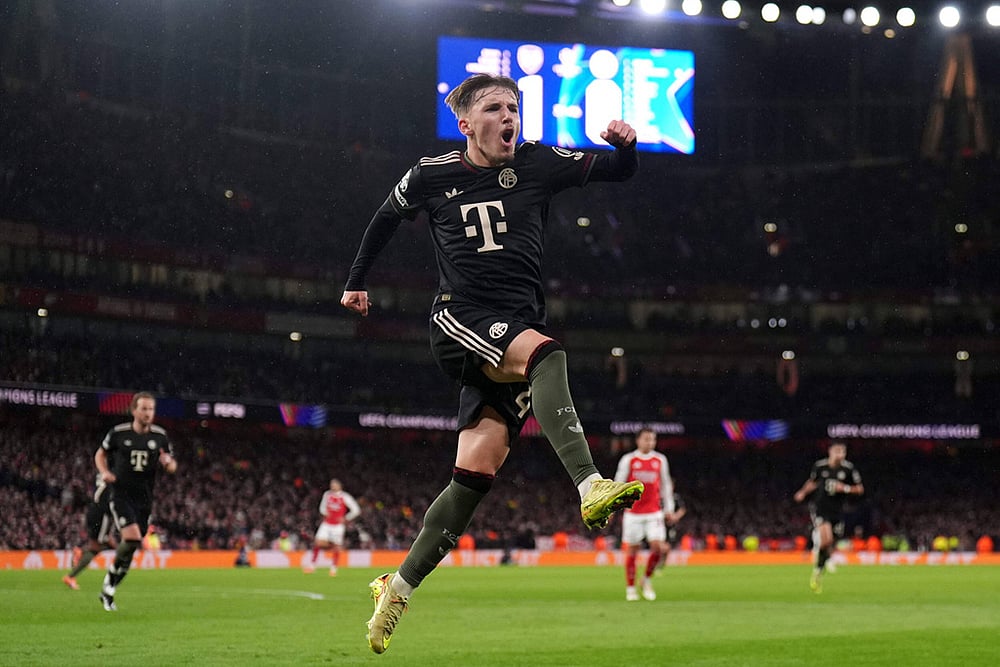 Arsenal Vs Bayern Munich UCL 2025-26 match-Lennart Karl