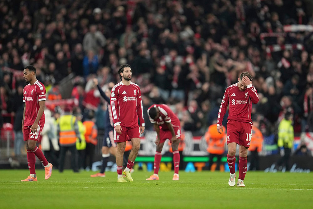 Liverpool Vs PSV Eindhoven UCL 2025-26 photo-Alexis Mac Allister
