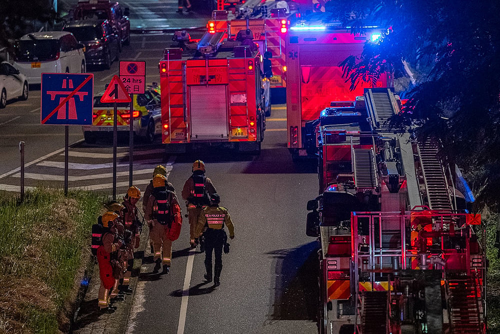 Hong Kong high-rise blaze in Tai Po-Wang Fuk Court
