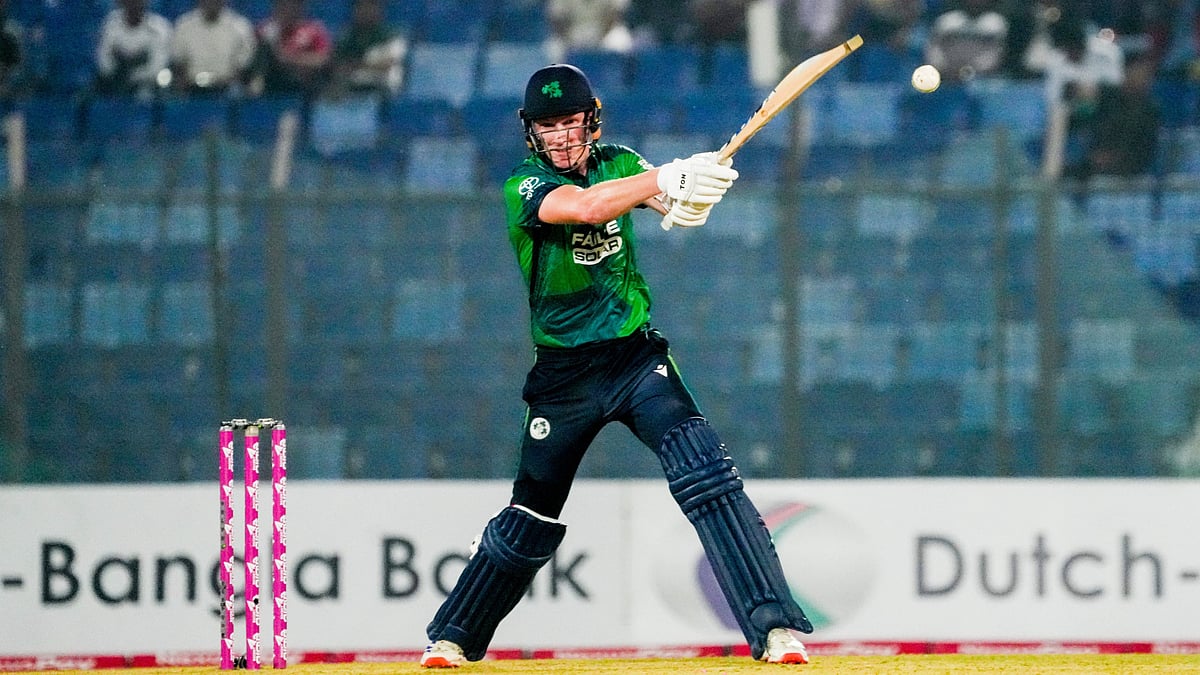X/Cricket Ireland : Harry Tector's 69 runs played an instrumental role in IRE's thumping 39-run victory over BAN in 1st T20I.