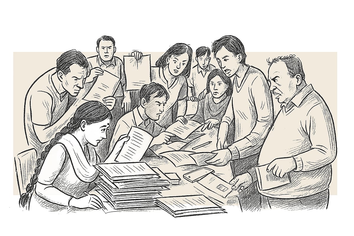 Representation of BLO Kusuma Working Under Intense Pressure - Saahil Bhatia