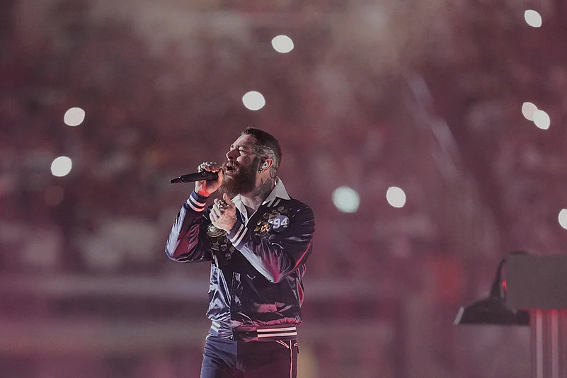 Kansas City Chiefs Vs Dallas Cowboys NFL game photo-Post Malone