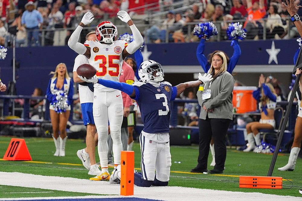 Kansas City Chiefs Vs Dallas Cowboys NFL game photo-George Pickens