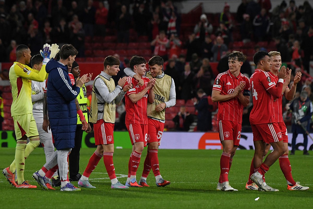 Nottingham Forest and Malmo Europa League match photo