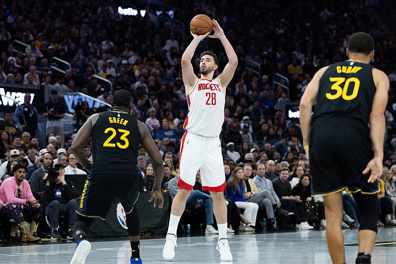 Warriors Vs Rockets NBA Basketball game-Alperen Şengün