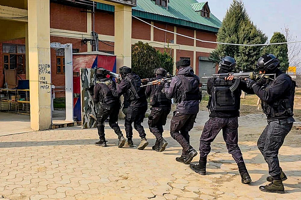Mock drill in J-Ks Anantnag