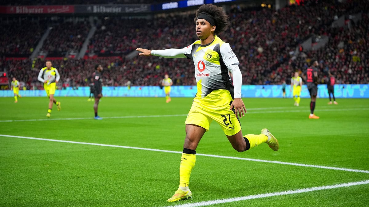 Karim Adeyemi scored for Dortmund against Leverkusen