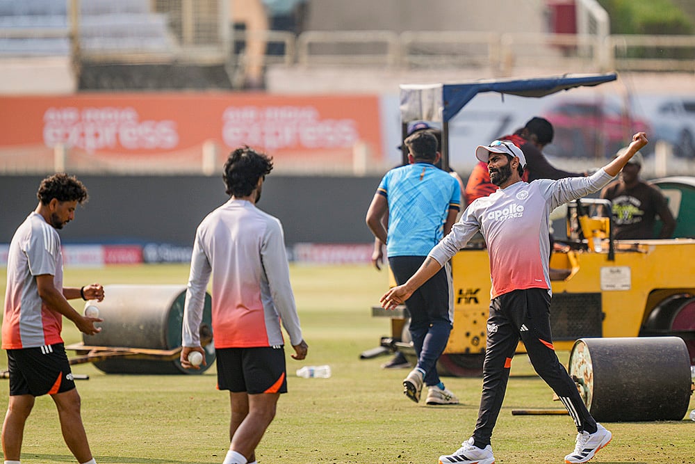 IND vs SA 1st ODI-training session-Ravindra Jadeja