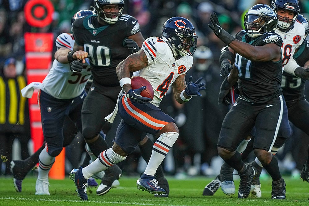 Philadelphia Eagles Vs Chicago Bears NFL match-DAndre Swift