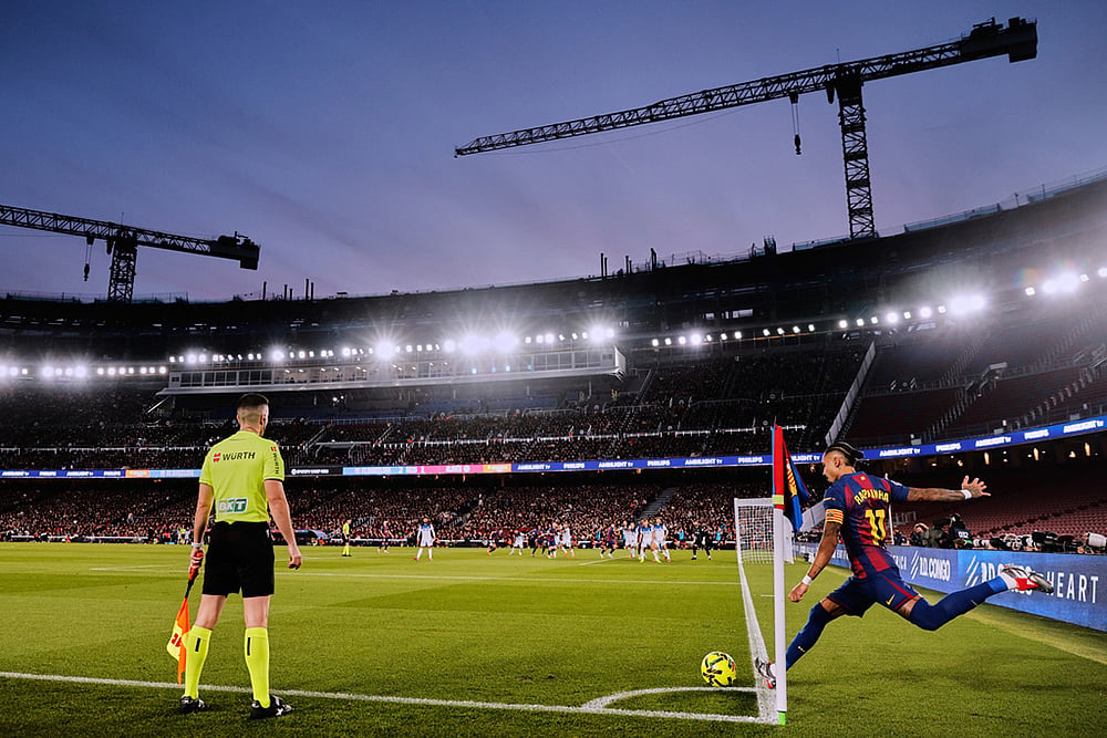 Barcelona vs Alaves Spanish Soccer La Liga-Raphinha