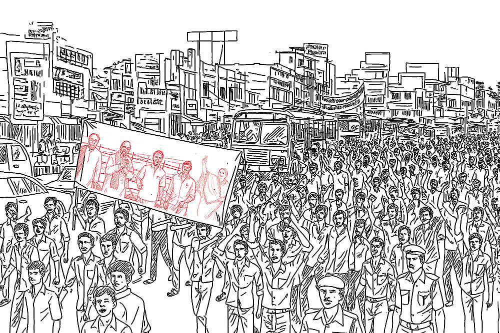 Illustration: Vikas Thakur : The political shift from the language of non-Brahmins to Dravidian is an important step in reclaiming the primacy of the non-Brahmin self, but whether such formulations escape the category ‘non-Brahmin’ remains an enduring problem. 