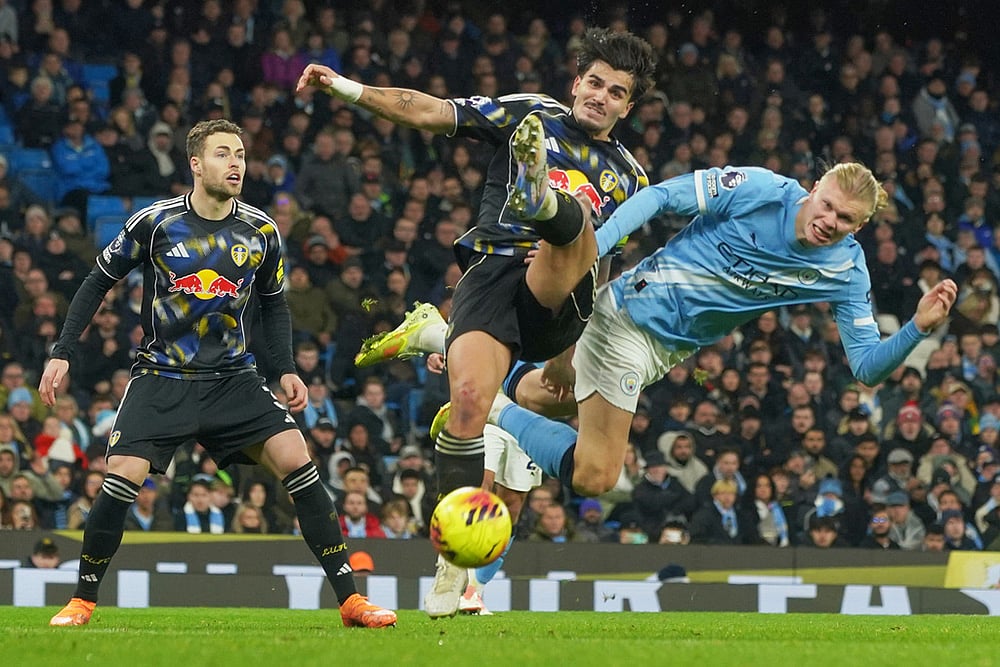 Manchester City vs Leeds United EPL match-Erling Haaland
