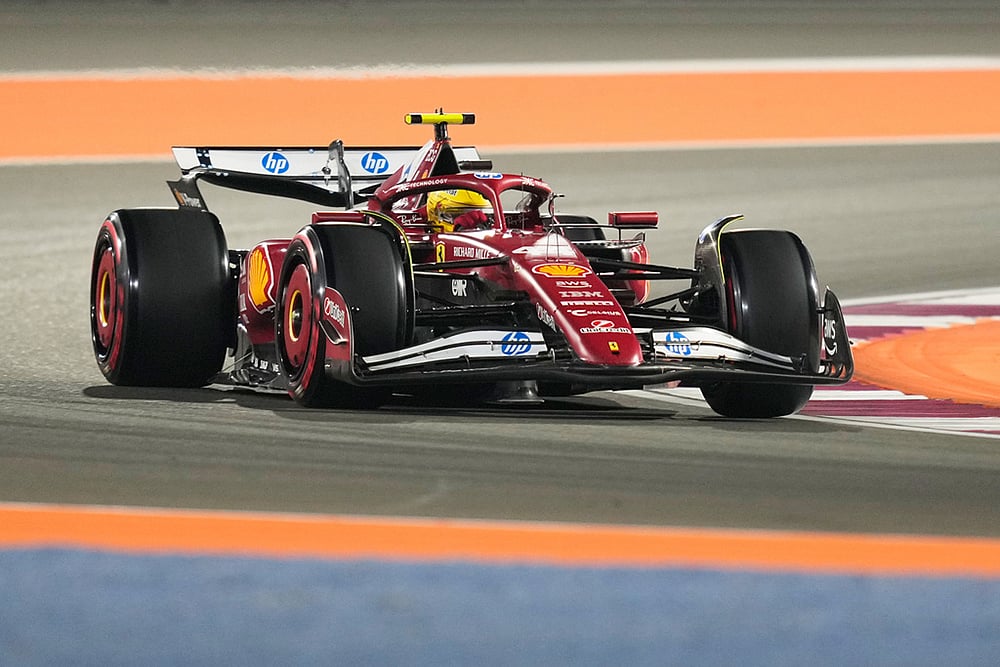 Qatar Grand Prix F1 2025 Qualifying-Lewis Hamilton of Britain