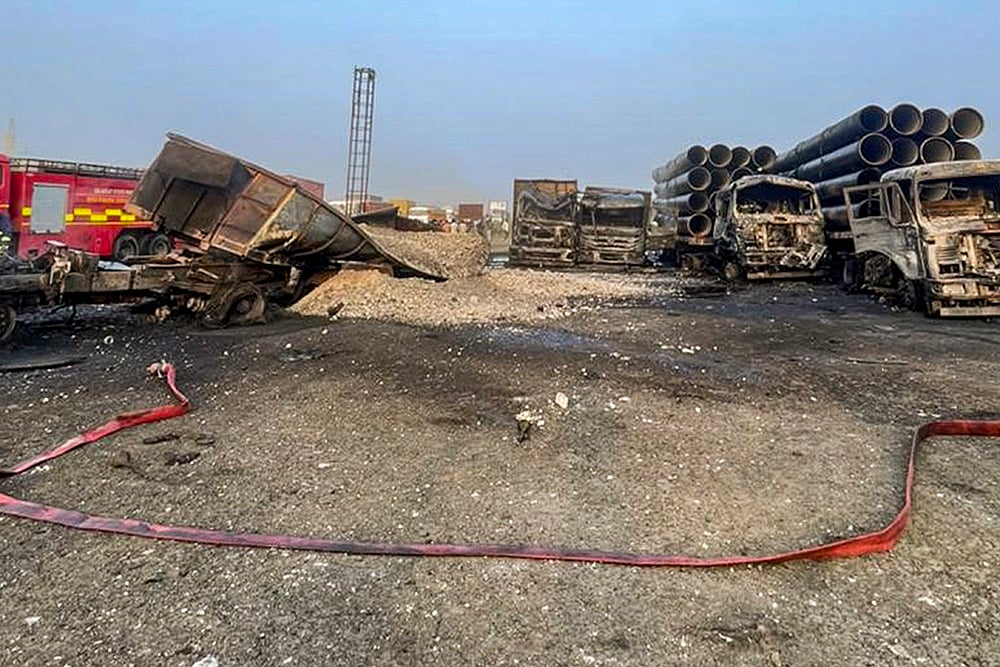 Fire incident in Kutch