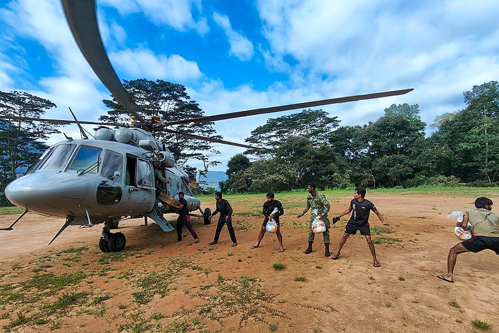 Sri Lanka Cyclone Ditwah Indias relief materials