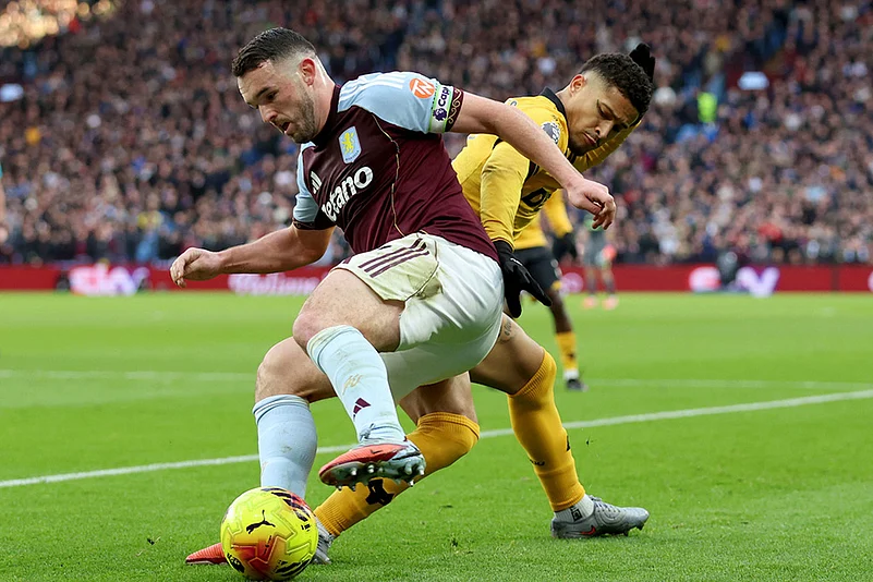 Aston Villa Vs Wolves English Premier League match-John McGinn