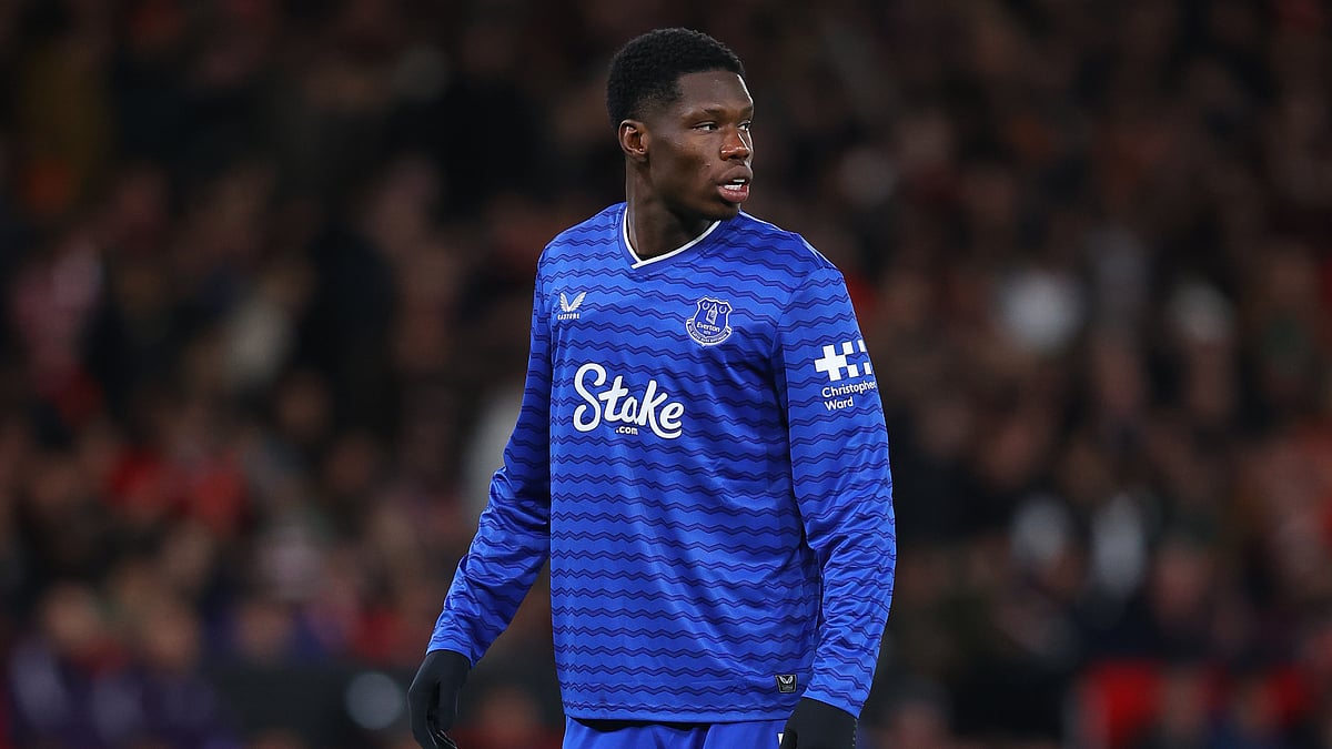 Thierno Barry pictured in action against Man Utd