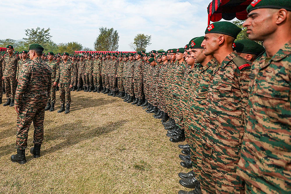 Passing Out Parade of 161 Infantry Battalion