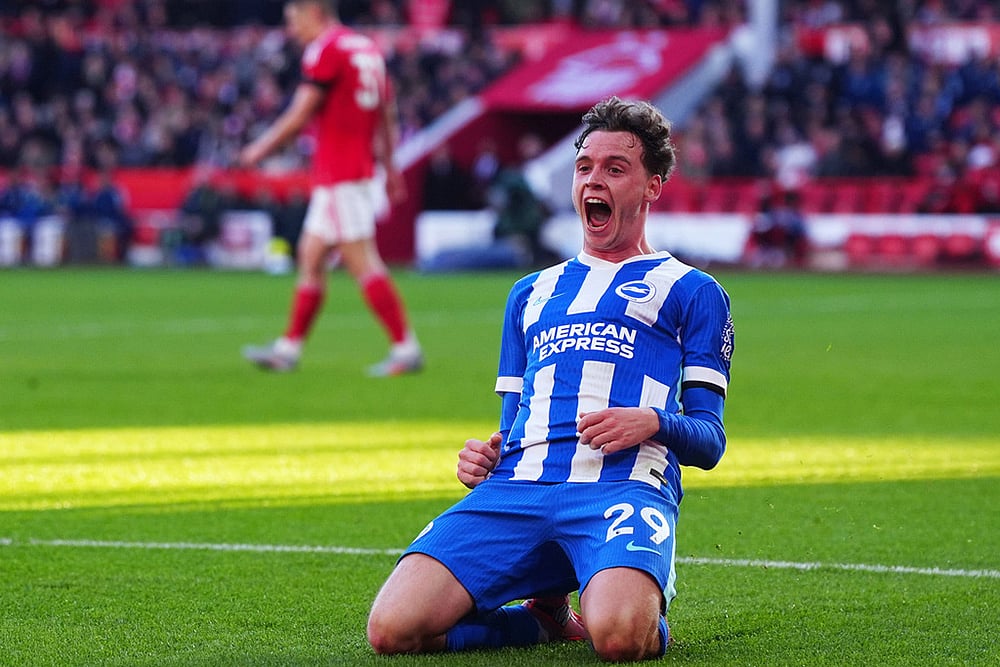 Nottingham Forest vs Brighton Premier League match-Maxim De Cuyper