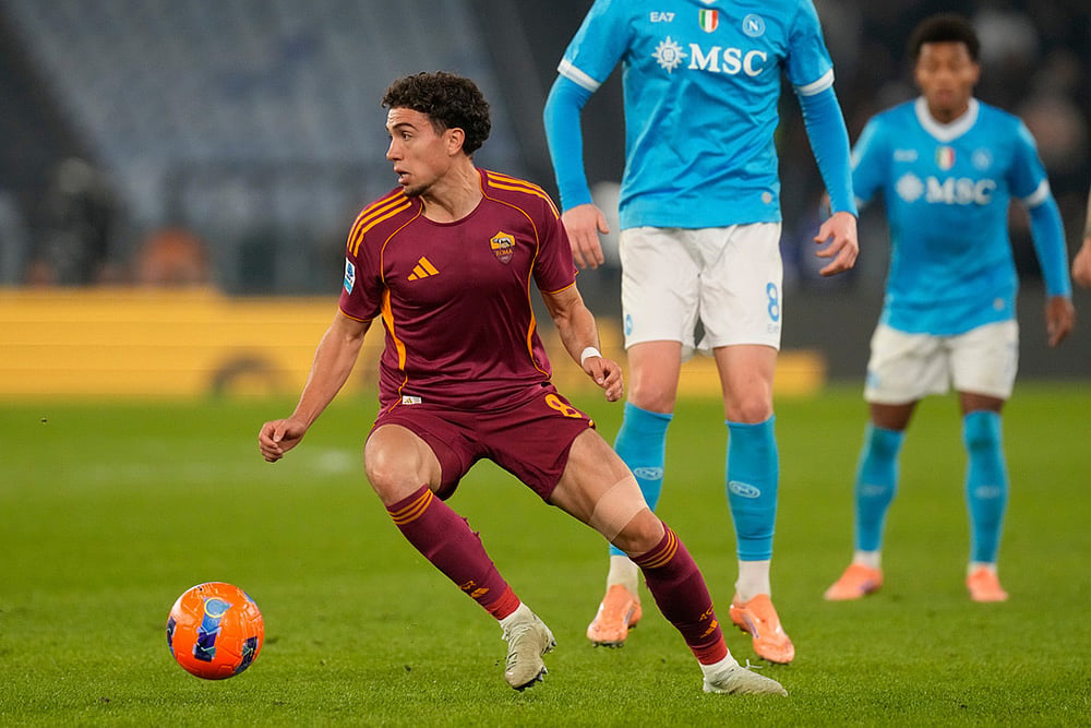 AS Roma vs Napoli italian soccer Serie A match-Neil El Aynaoui