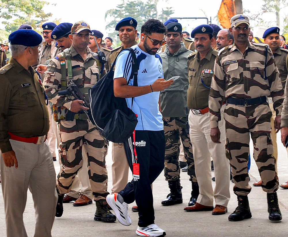 Indian team in Ranchi