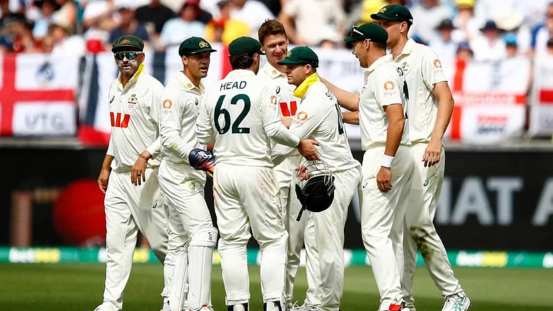 First Ashes cricket test match Australia vs England in Perth-Australias players