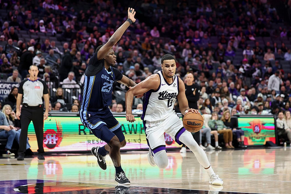 Memphis Grizzlies Vs Sacramento Kings NBA basketball-Keegan Murray