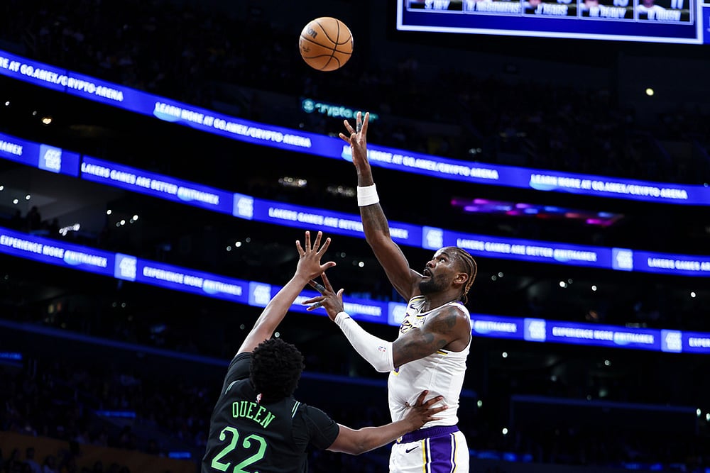 Los Angeles Lakers Vs New Orleans Pelicans NBA basketball-Deandre Ayton