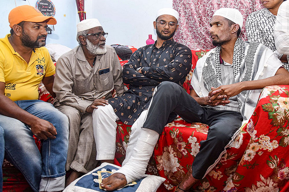 Lone survivor of Saudi bus accident returns home