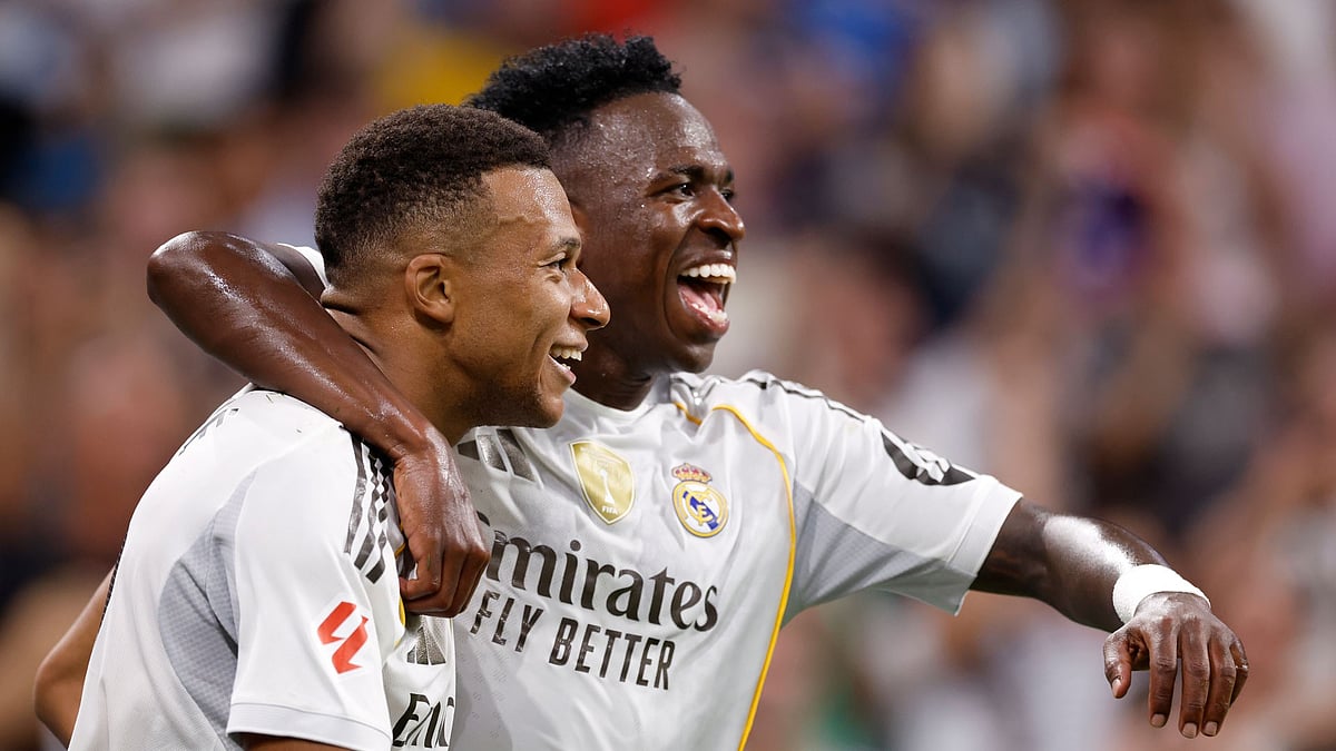 X/Real Madrid C.F. : Real Madrid pipped Athletic Bilbao by 3-0, courtesy Mbappe's brace at the San Mames Stadium in Bilbao, Spain on December 3.