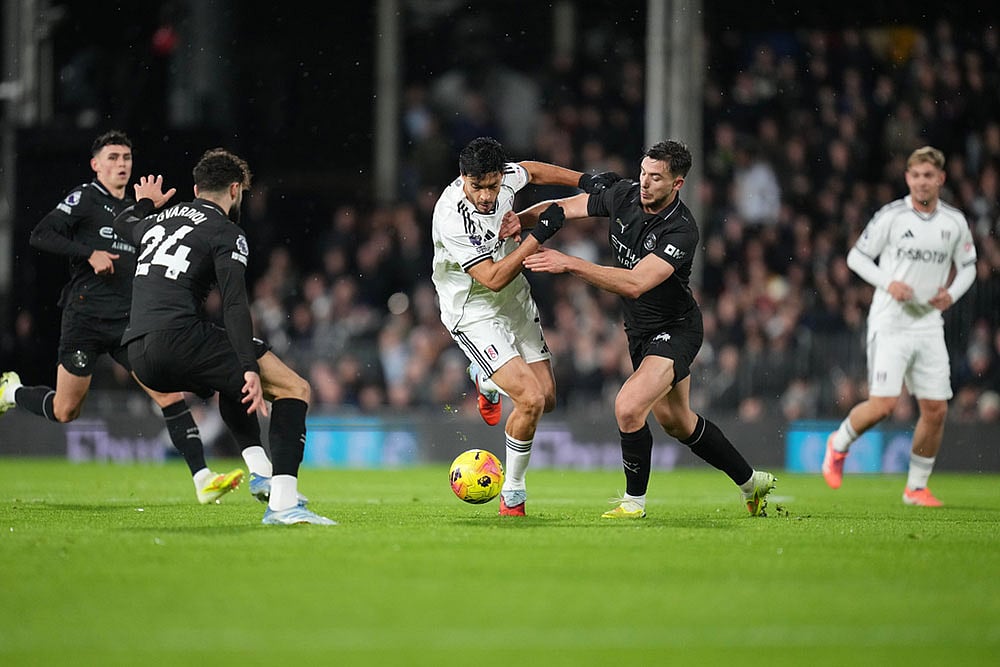 English Premier League Soccer Match: Fulham vs Manchester City