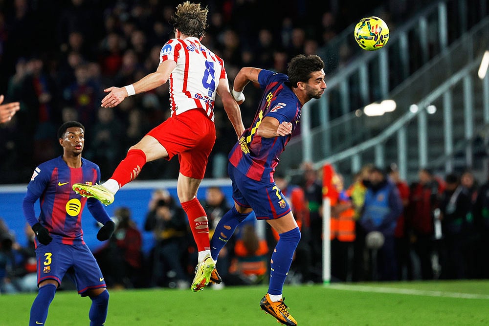 La Liga Soccer Match: Barcelona vs Atletico Madrid