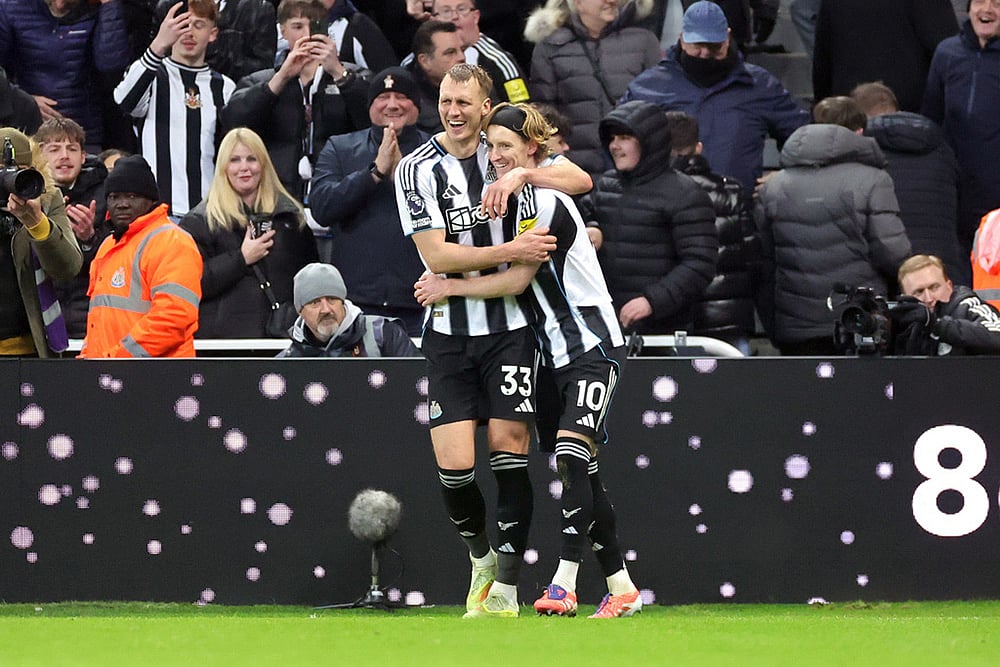 Newcastle Vs Tottenham Premier League soccer-Anthony Gordon