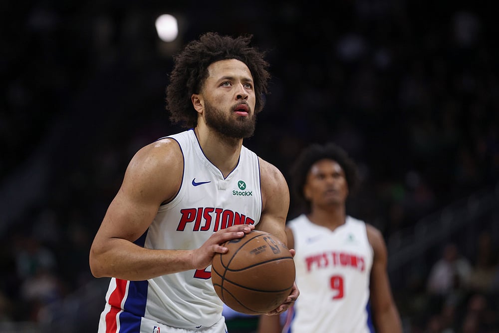 Milwaukee Bucks Vs Detroit Pistons NBA pics-Cade Cunningham
