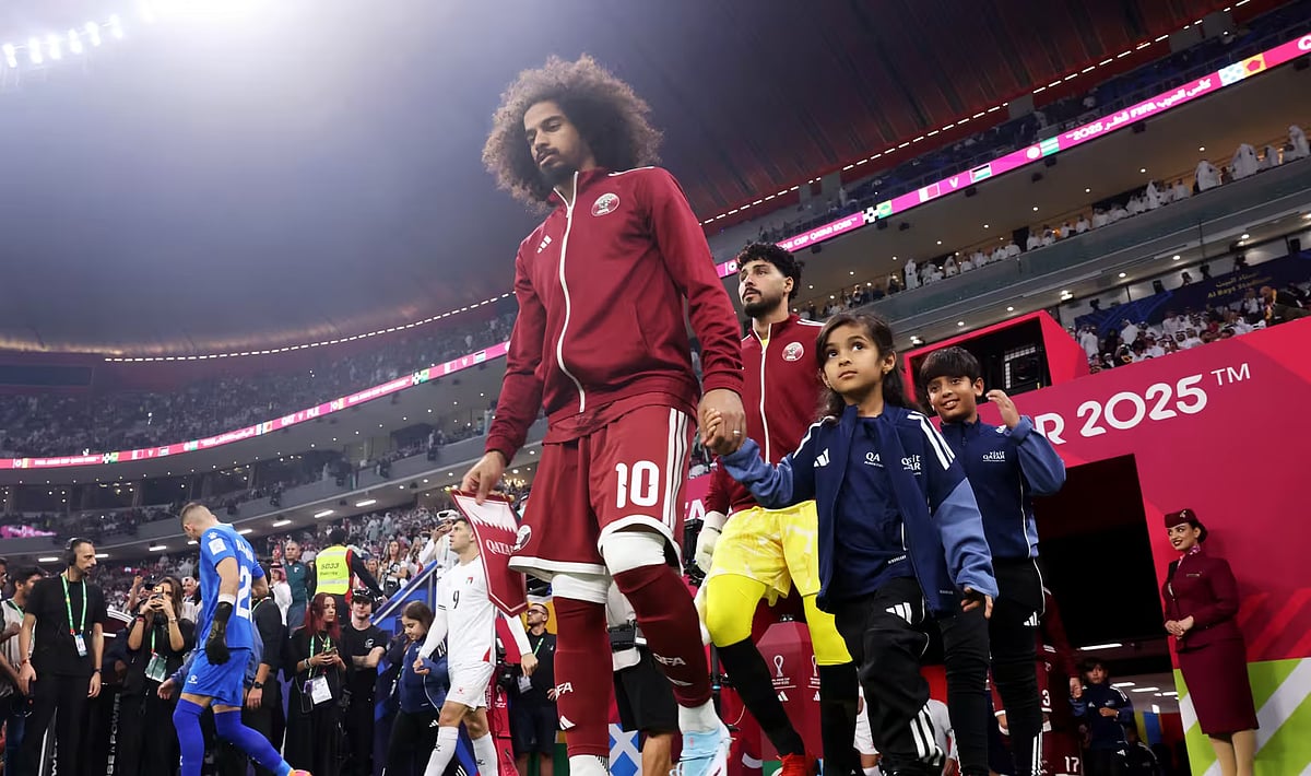 Photo: FIFA : Syria Vs Qatar Highlights, FIFA Arab Cup 2025: The Maroons lost their opener 0-1 to Palestine.