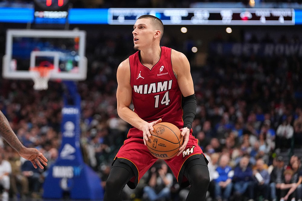 Dallas Mavericks Vs Miami Heat NBA pics-Tyler Herro