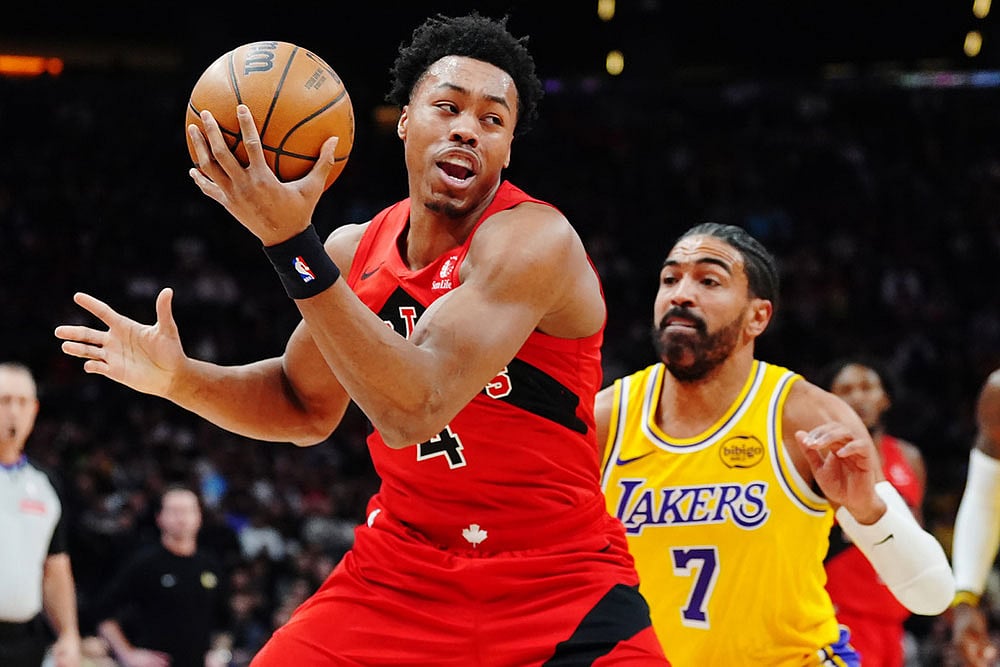 Raptors Lakers Basketball