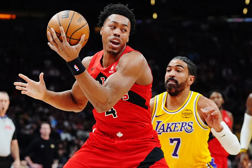 Raptors Lakers Basketball