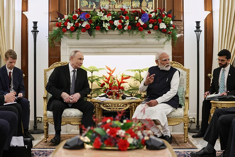 Russian President Vladimir Putin
Prime Minister Narendra Modi