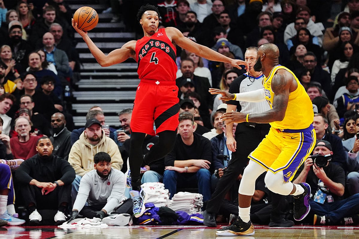 NBA: Toronto Raptors Vs Los Angeles Lakers