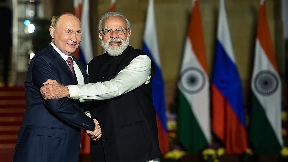 File photo : Putin and Modi