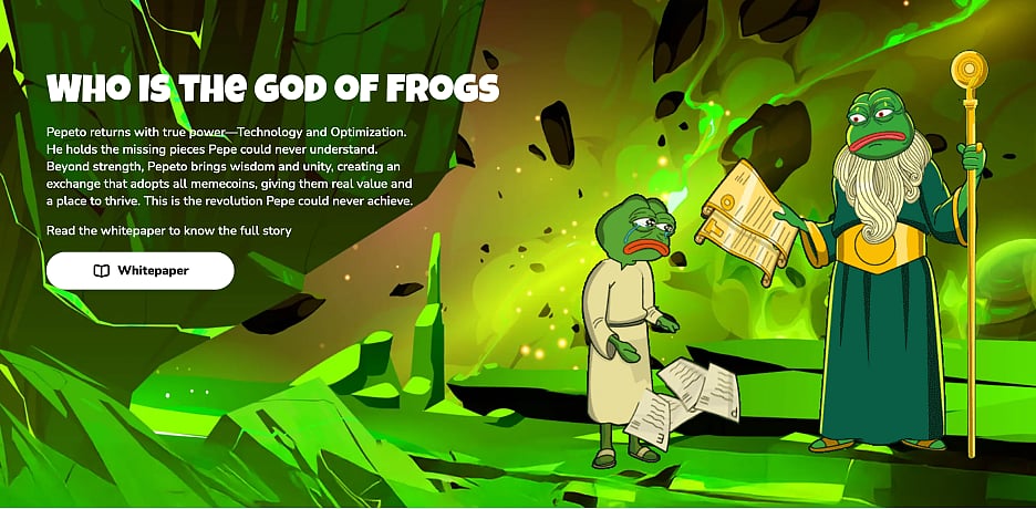 Frogs cartoon
